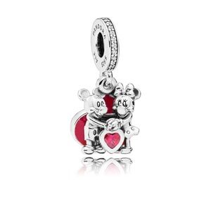 Pandora Disney Mickey and Minnie Love Dangle Charm